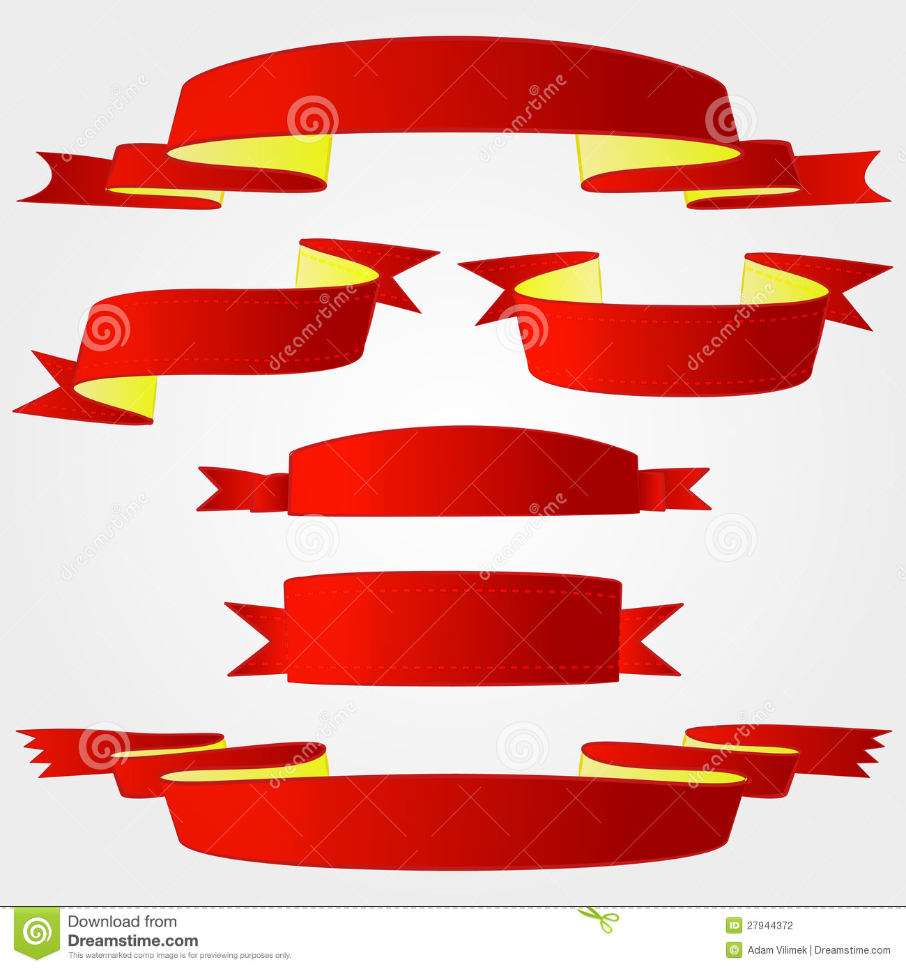 Red Ribbon Vector