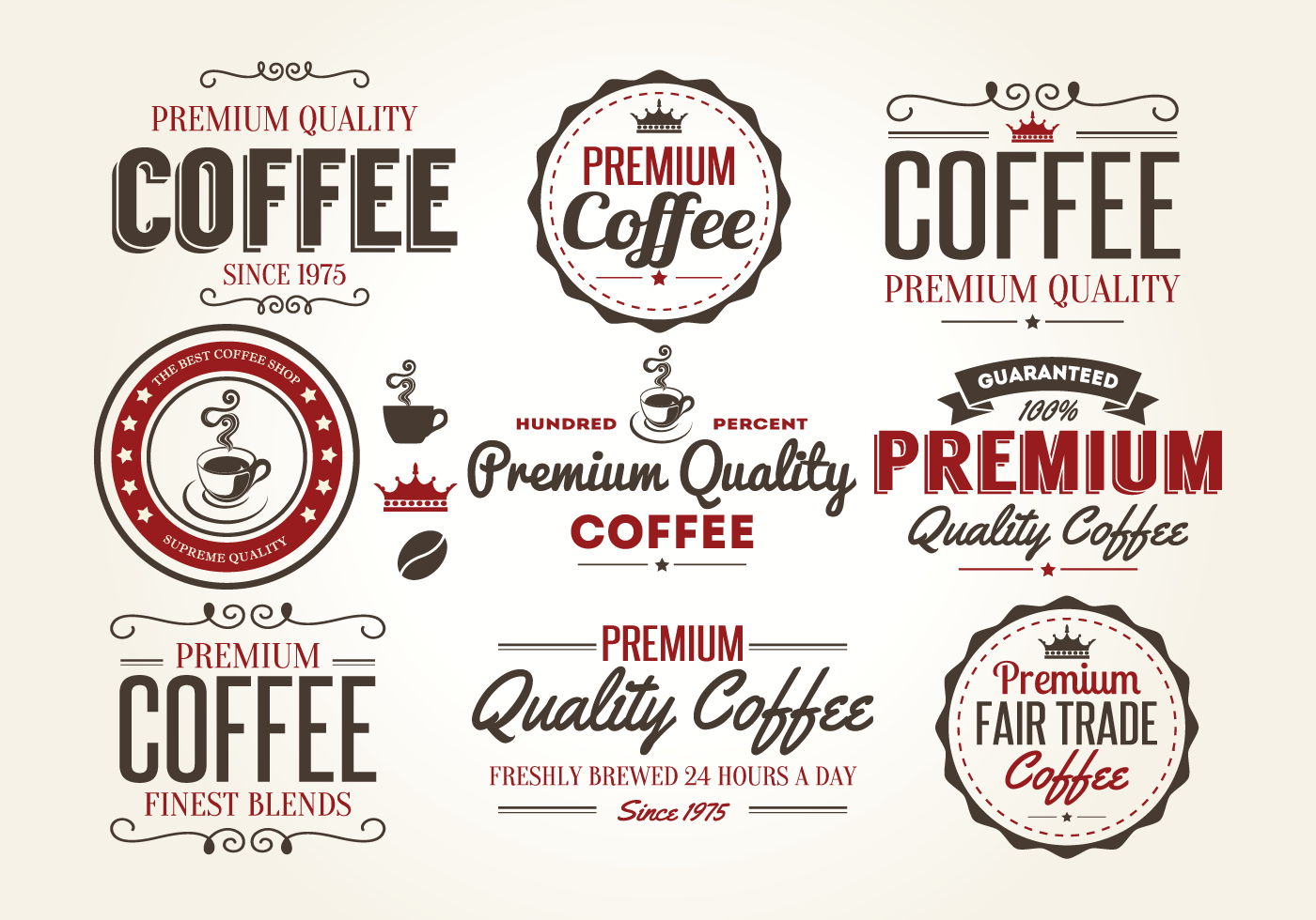 Retro Coffee Vectors