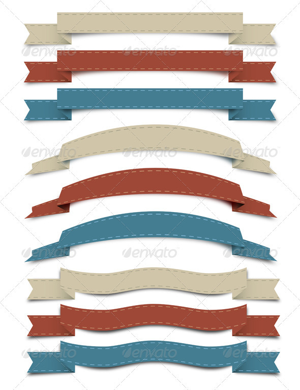 Ribbon Banner Vector Free