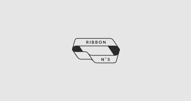 Ribbon Outline Vector