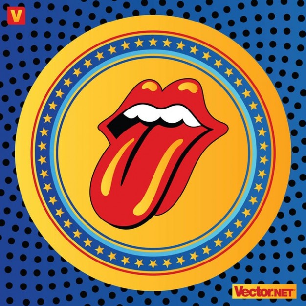 Rolling Stones Logo Lips