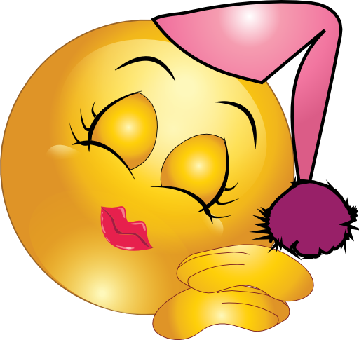 Sleepy Smiley Face Clip Art