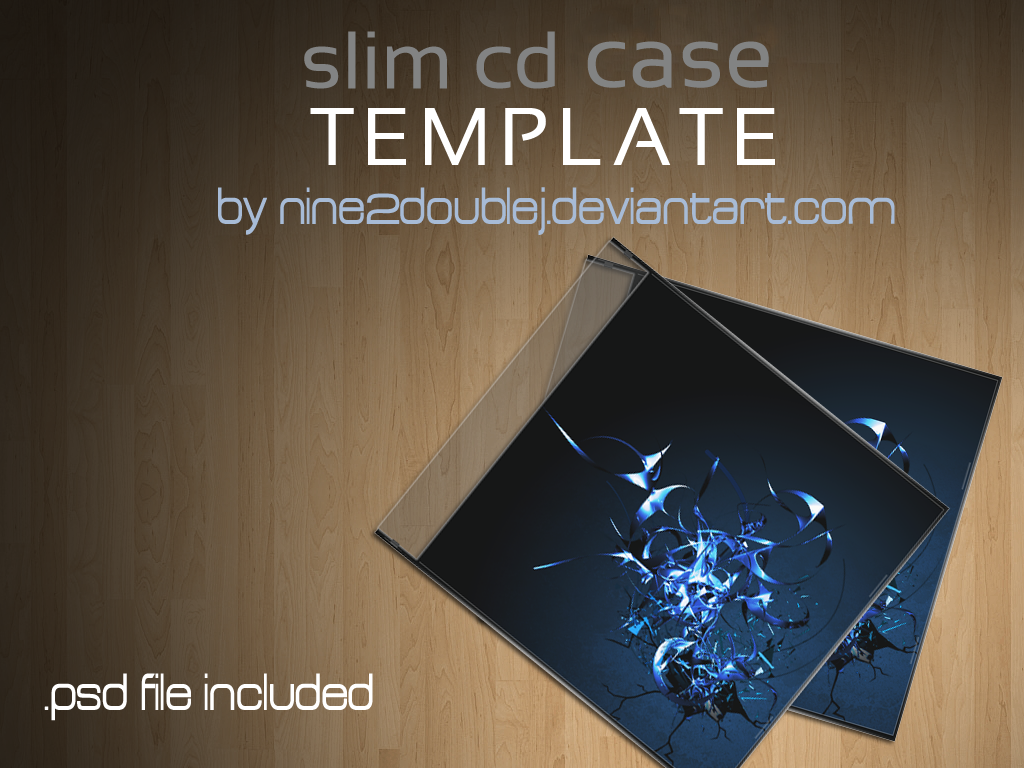 Slim CD Case Template