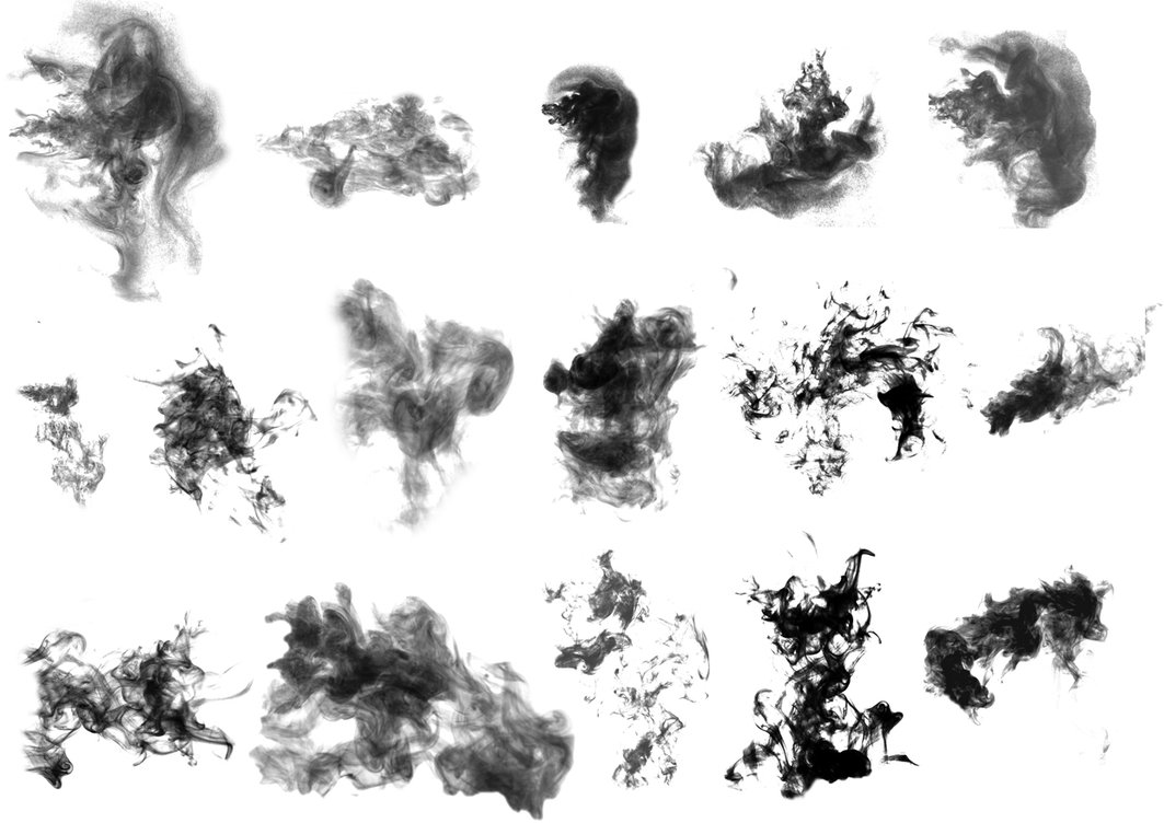 Smoke Brushes for Photoshop PSD