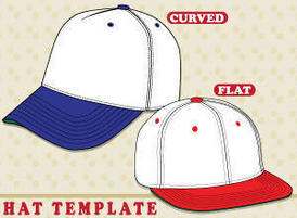 Snapback Hat Vector Template
