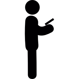 Standing Person Silhouette Icon