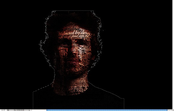 Text Portrait Photoshop