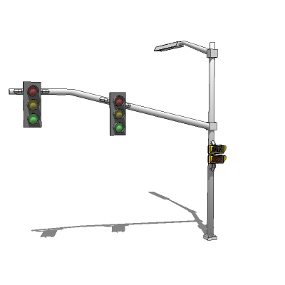 Traffic Light 3D Model