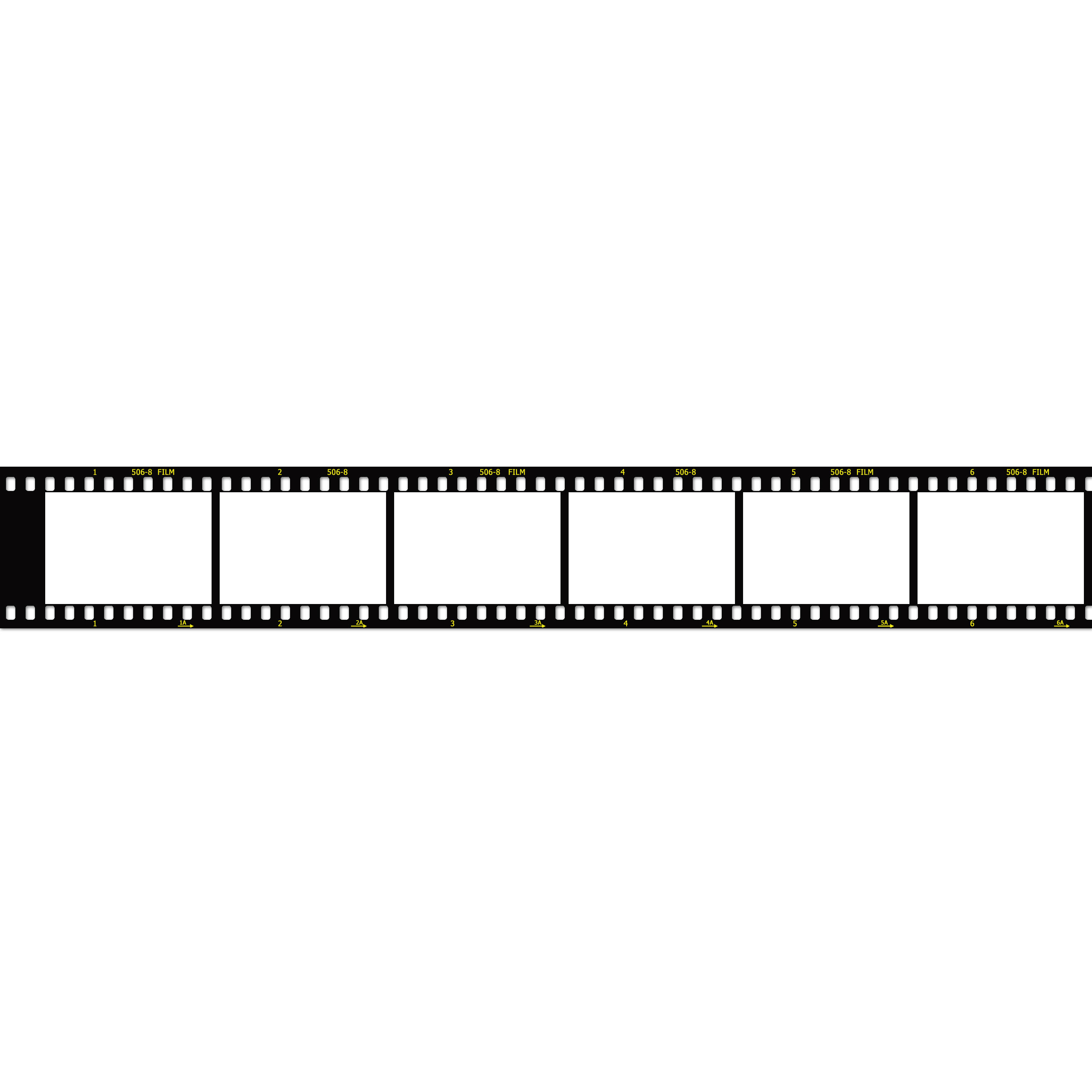 Transparent Film Strip Template