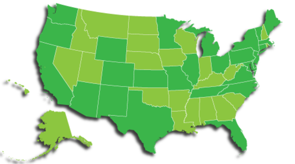 Us Map Vector