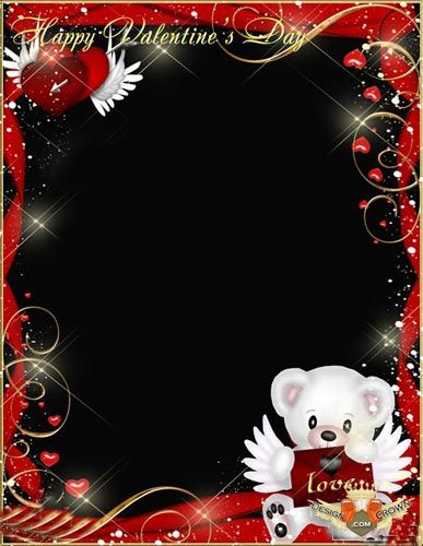 Valentine Day Frames Photoshop