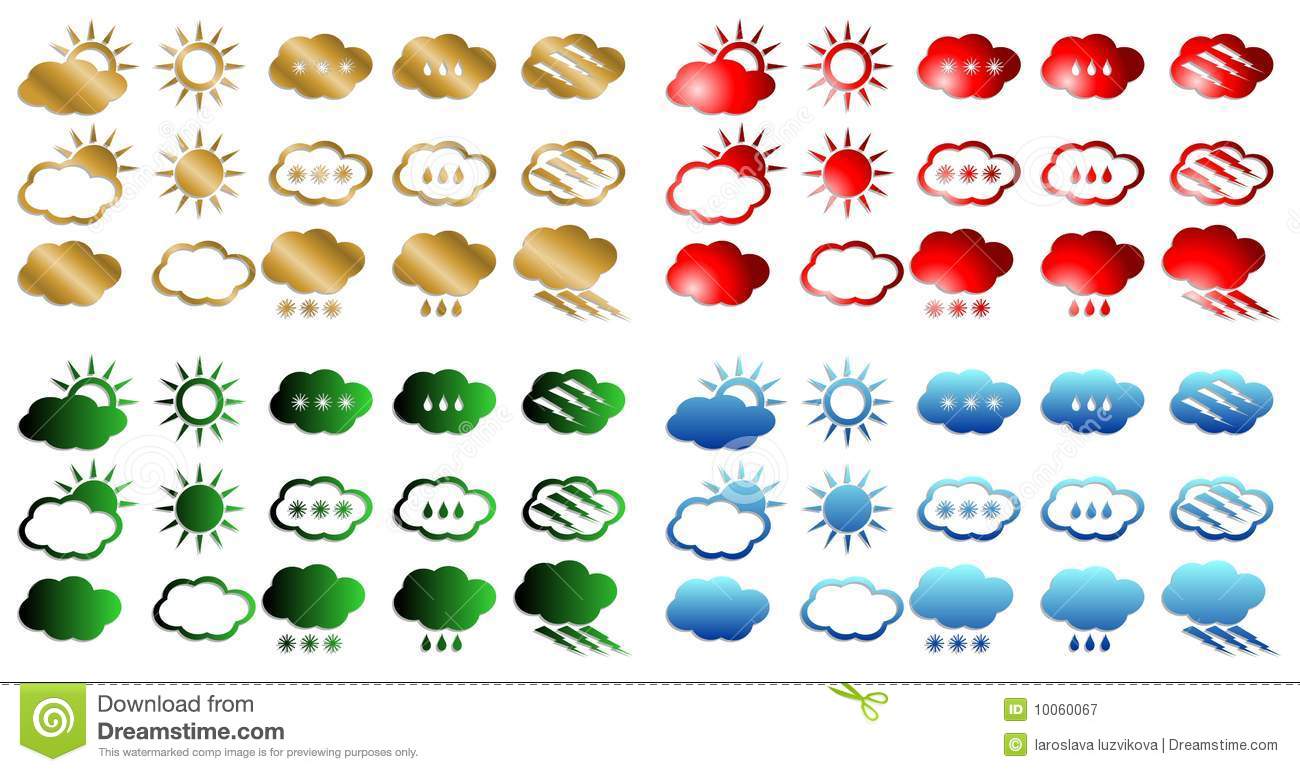 Vector Weather Icons Vector Weather Icons
