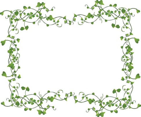 Vines Frame Vector