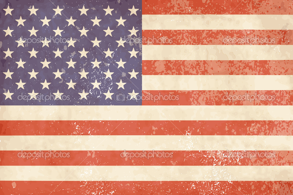 Vintage American Flag