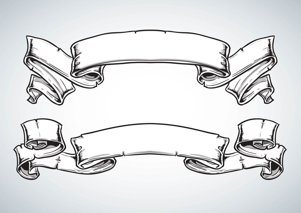 Vintage Ribbon Banner Vector Free Vintage Ribbon Banner Vector Free