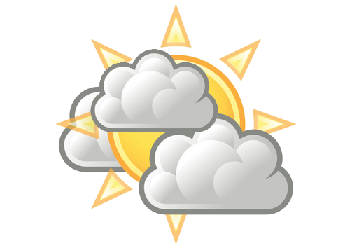 Weather Channel Partly Cloudy Icon Weather Channel Partly Cloudy Icon