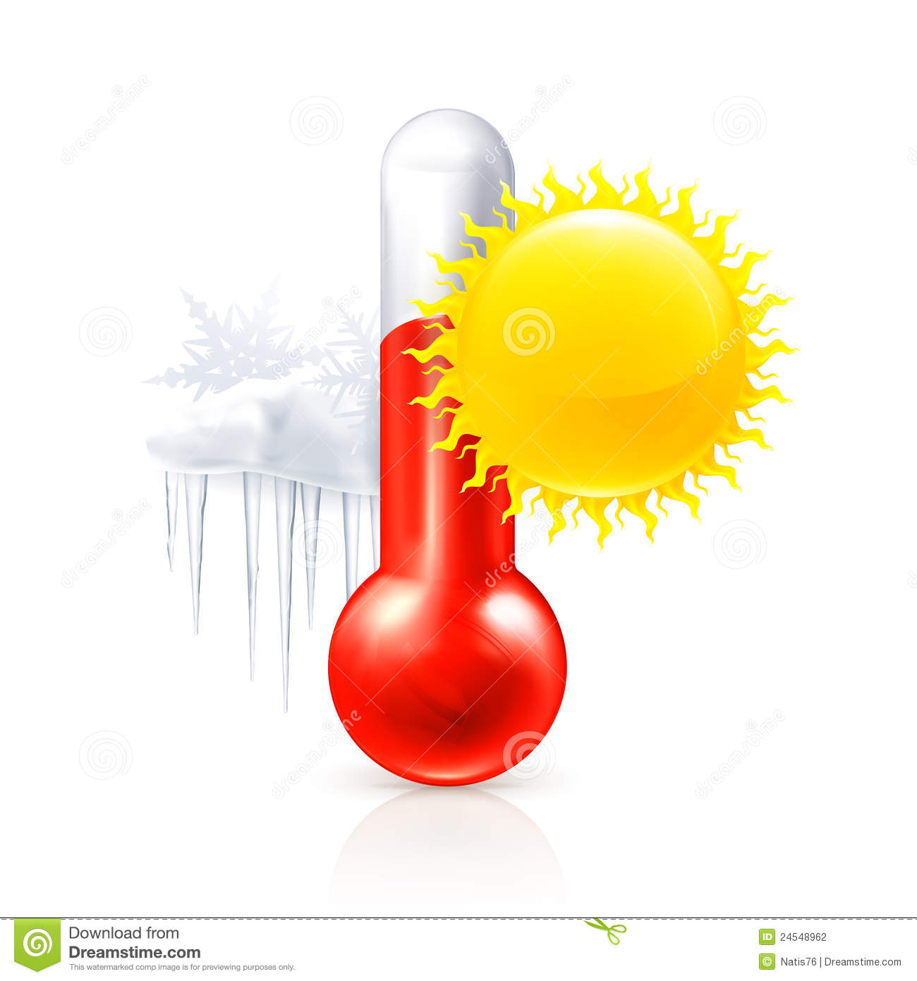 Weather Temperature Icon for Desktop