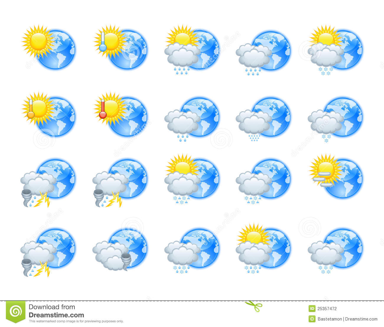 Weather Temperature Icons