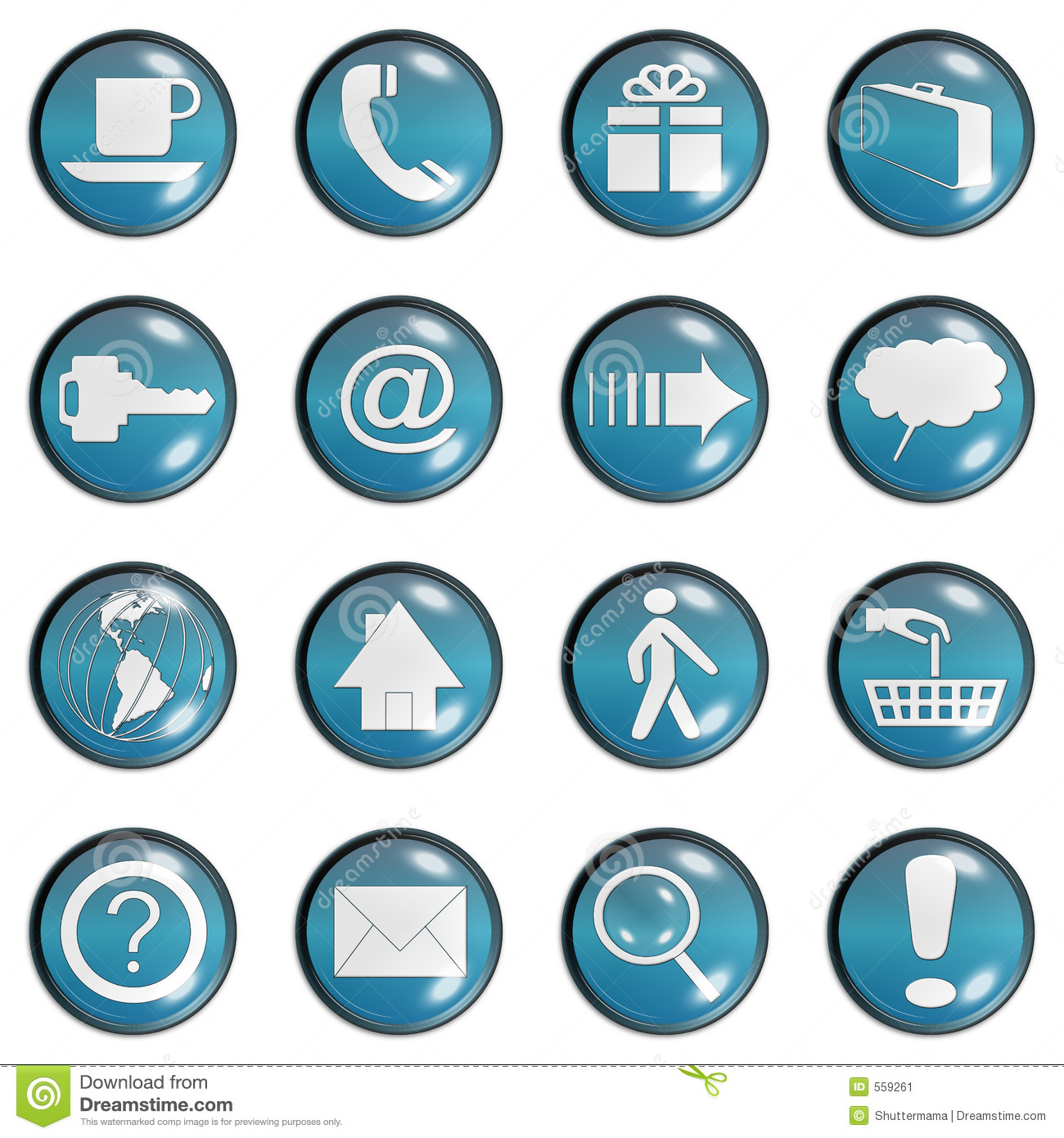 Web Icons Buttons