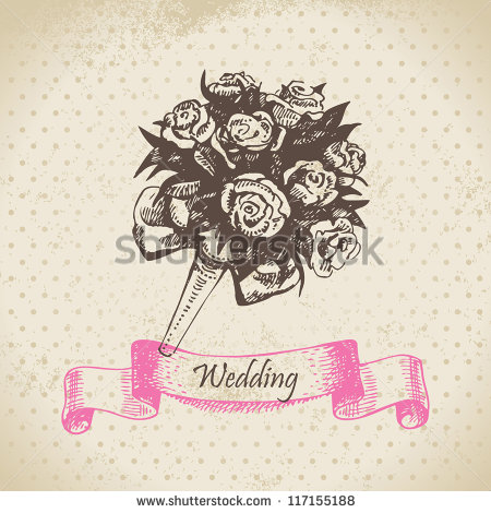Wedding Flower Bouquet Clip Art