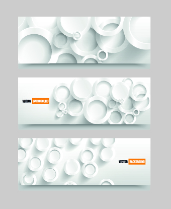 White Banner Vector