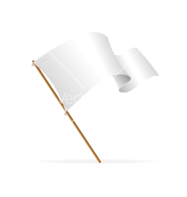 White Flag Vector