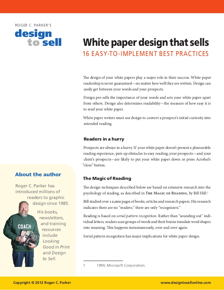 White Paper Template Free