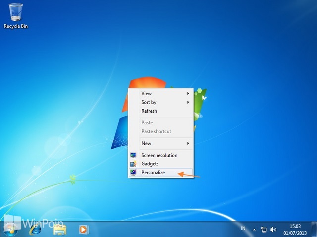 Windows 7 Default Desktop Icons