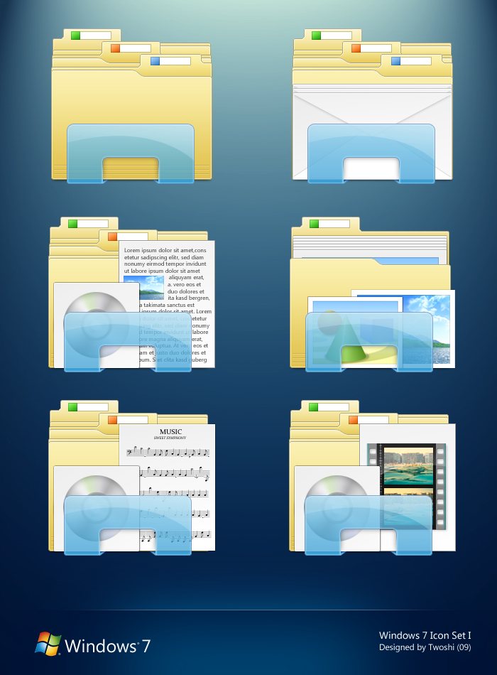 15 Windows 7 Icons Directory Images