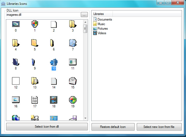 Windows 7 Icon Libraries
