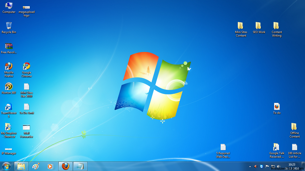 9 Windows 7 Desktop Icons Images