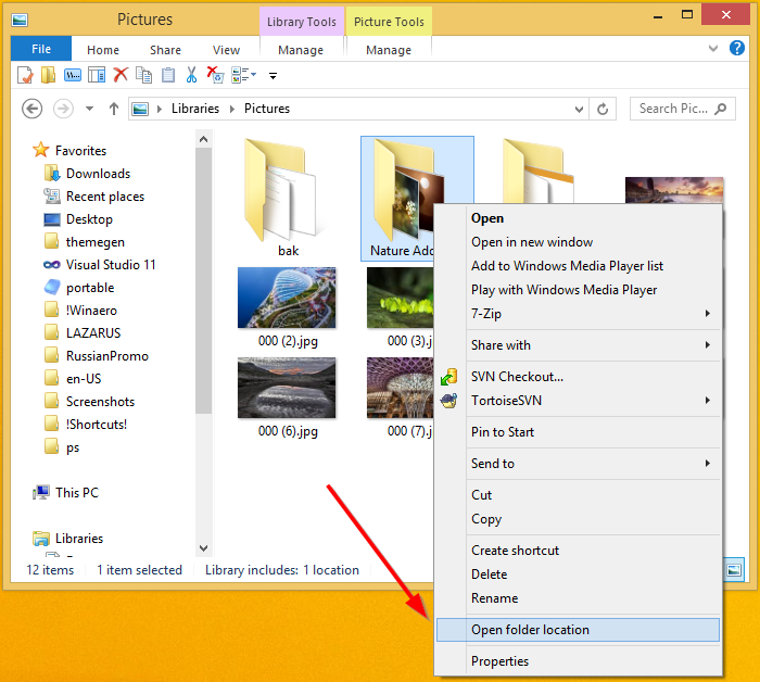 Windows Icon Folder Location