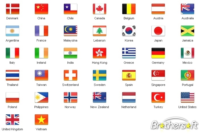 World Country Flag Icons