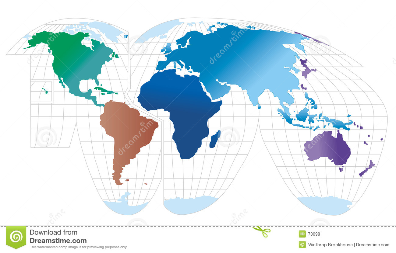 World Map Royalty Free Stock Photo