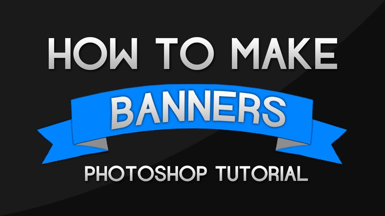 YouTube How to Make Banner in Photoshop