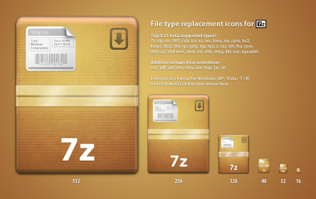 Zip File Icon Windows 7