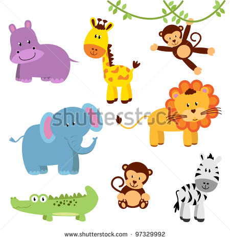 Zoo Jungle Animal Clip Art