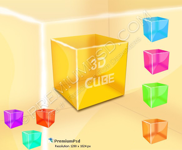 3D Crystal Cubes