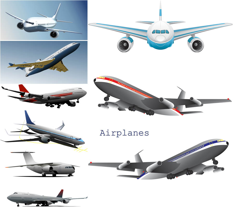 Airplane Vector Art