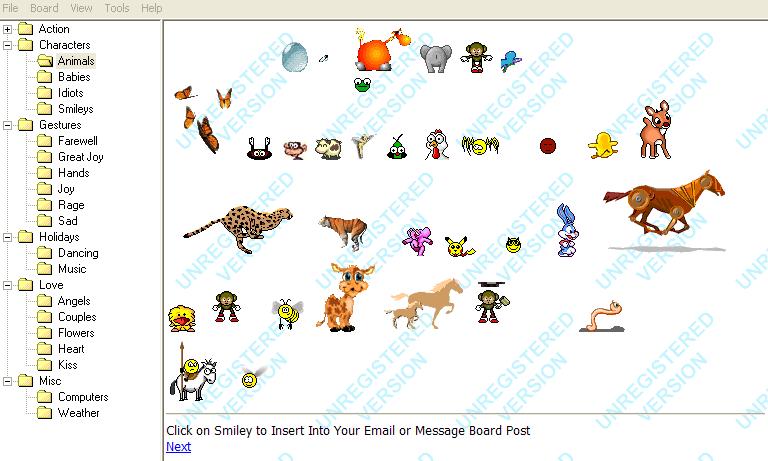 Animated Animal Emoticons Animated Animal Emoticons