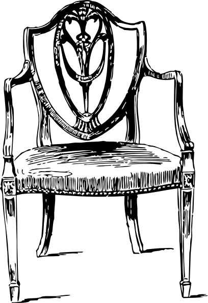 Antique Chair Clip Art