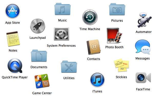 Apple Mac Desktop Icons