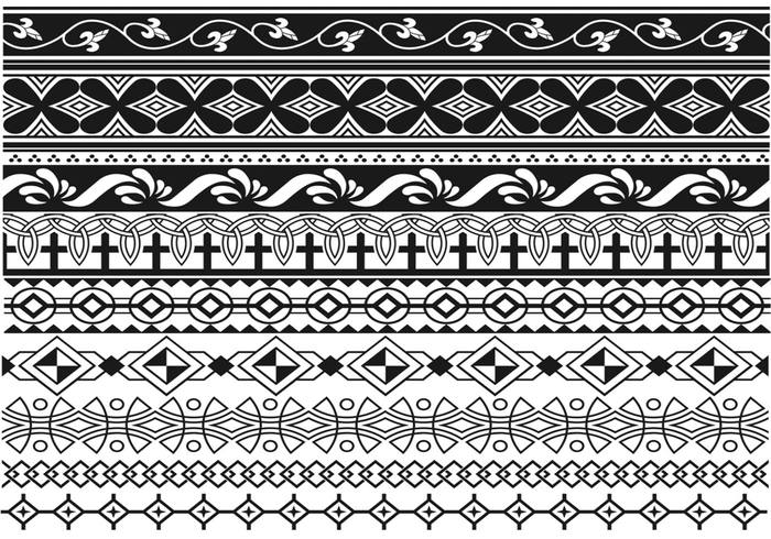 Art Deco Photoshop Brushes Border