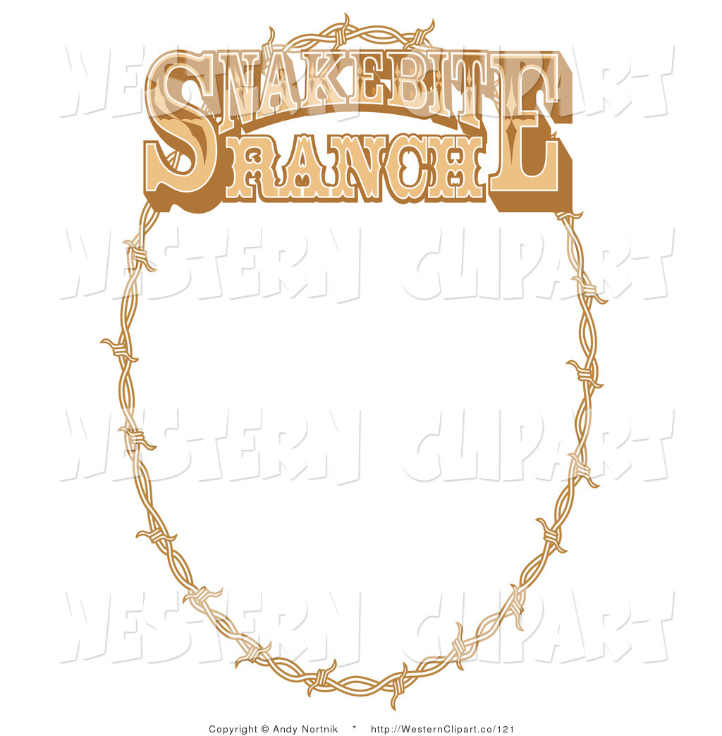 Barbed Wire Frame Clip Art