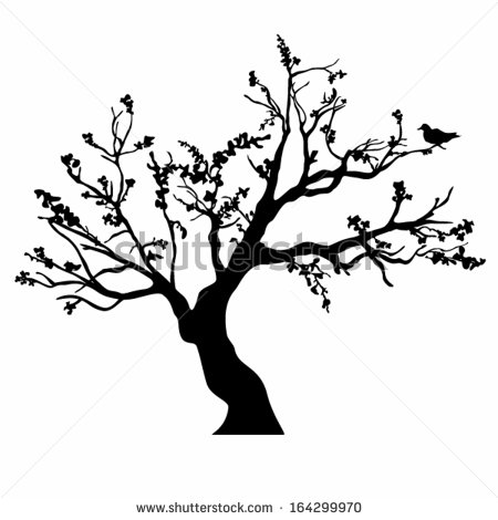 Bare Tree Silhouette Vector