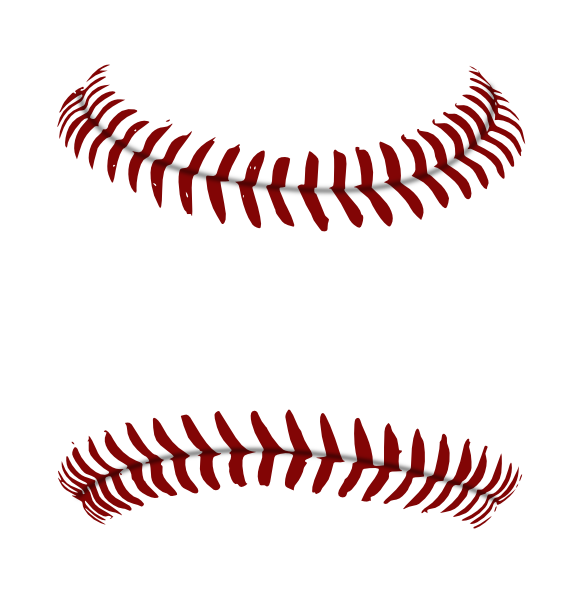 Baseball Laces Clip Art