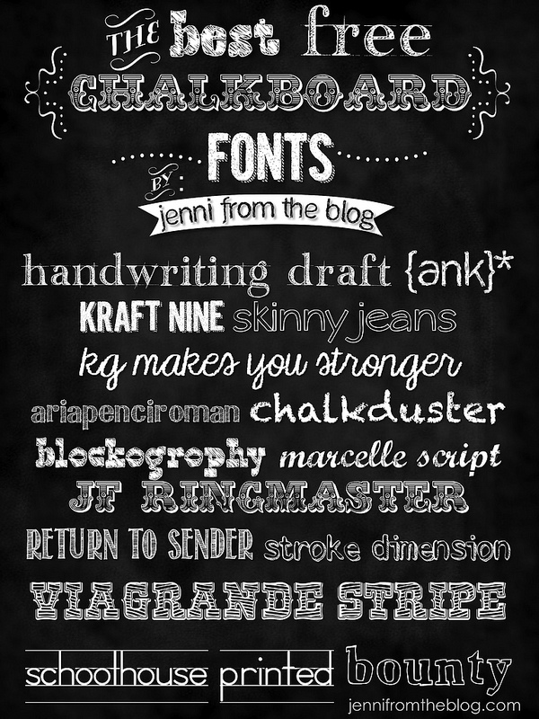 Best Chalkboard Fonts Free