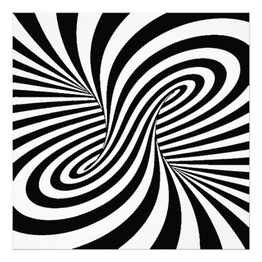 Black and White Optical Illusion