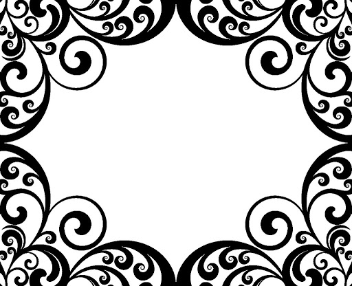 14 Damask Page Border Designs Images