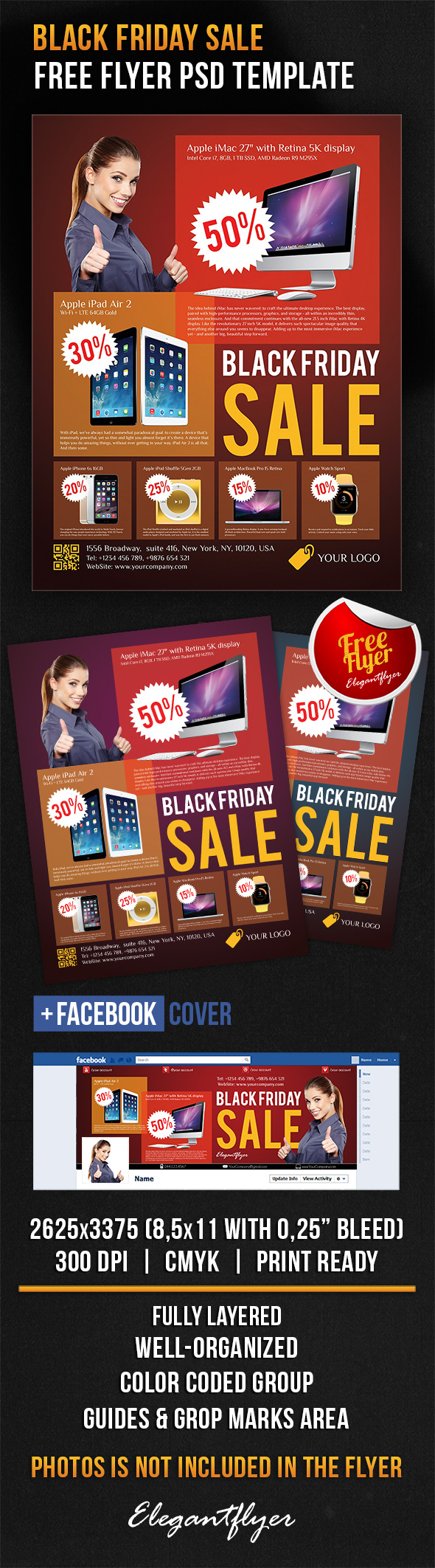 Black Friday Sale Flyer Template Free